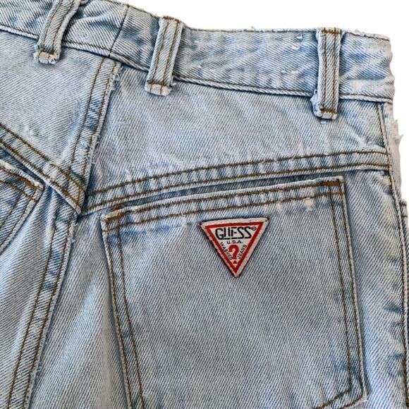 Vintage 80’s Guess Hi Waisted Zipper Ankle Tapered Leg Jeans - Picture 4 of 11